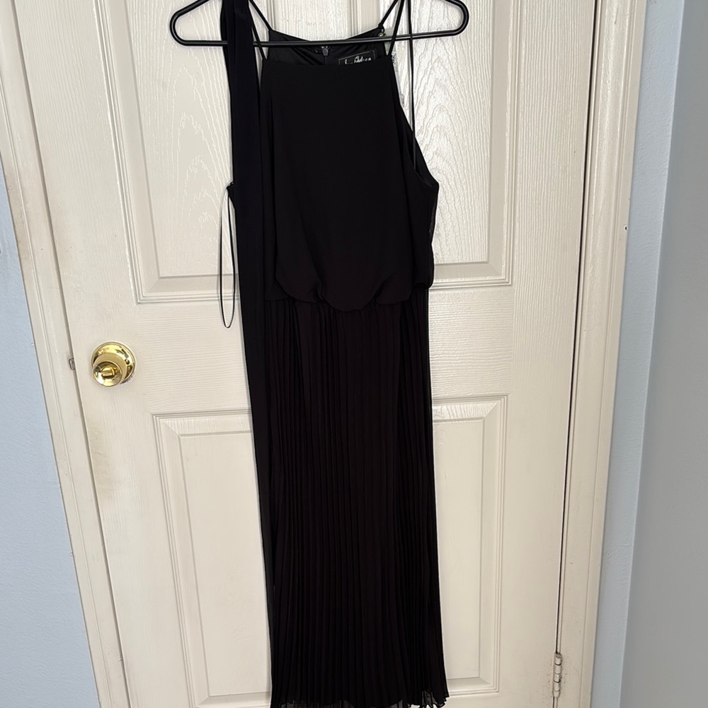 Sam Edelman Black Halter Slip Dress Cocktail